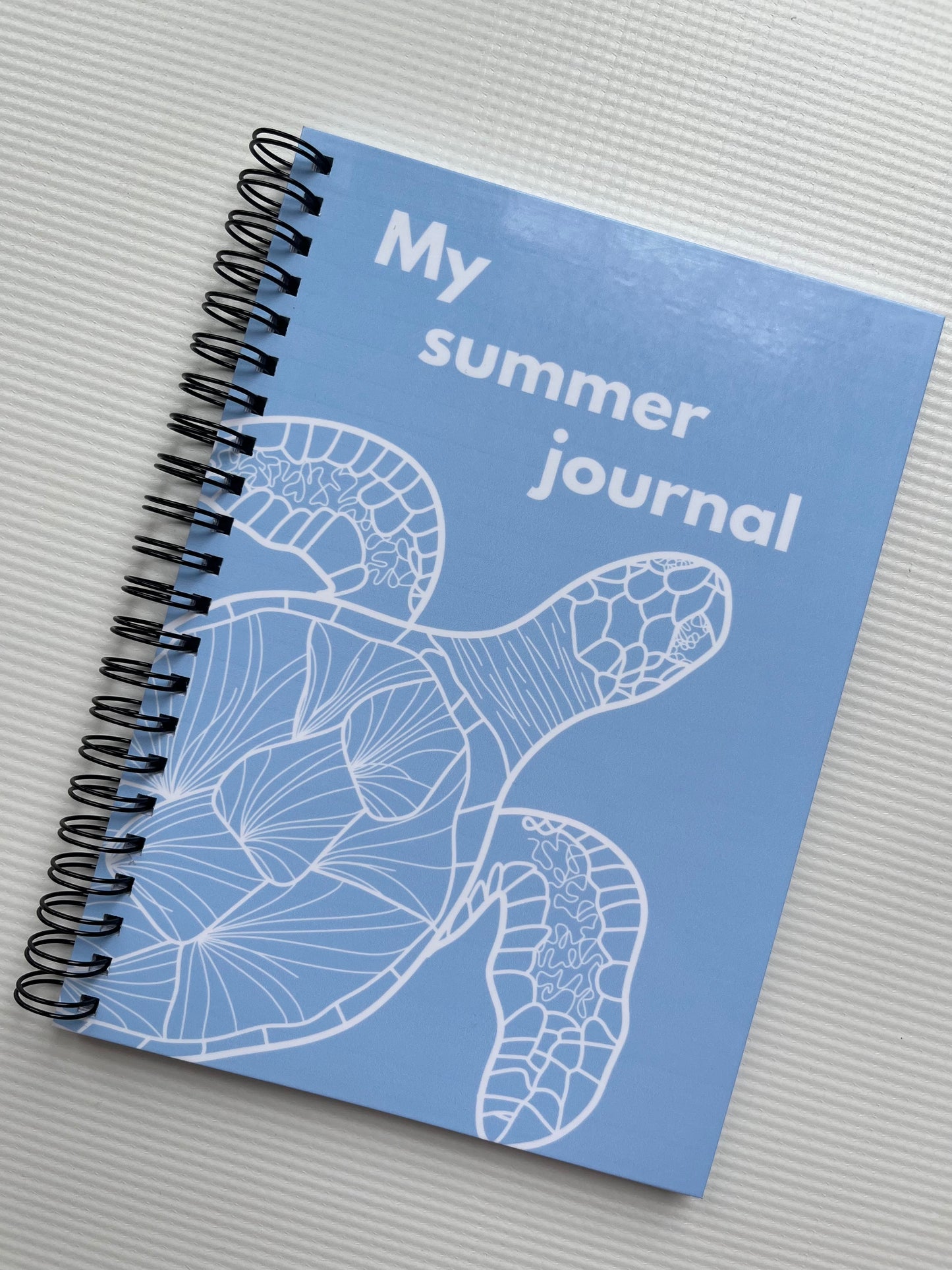 My summer journal notebook