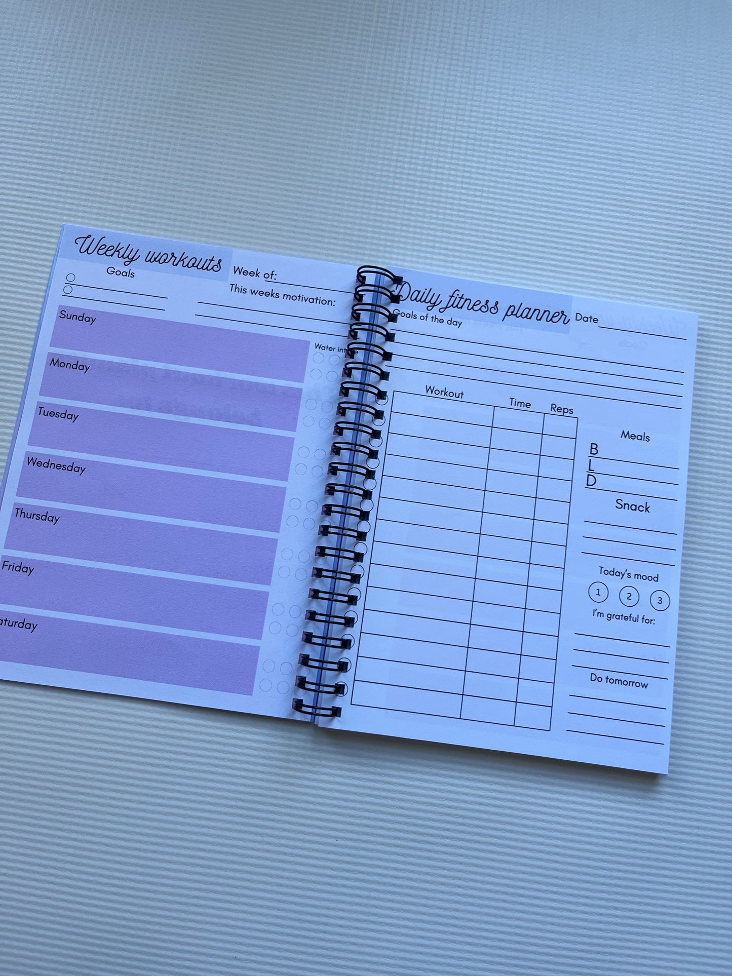Shut up and go to the gym workout tracker