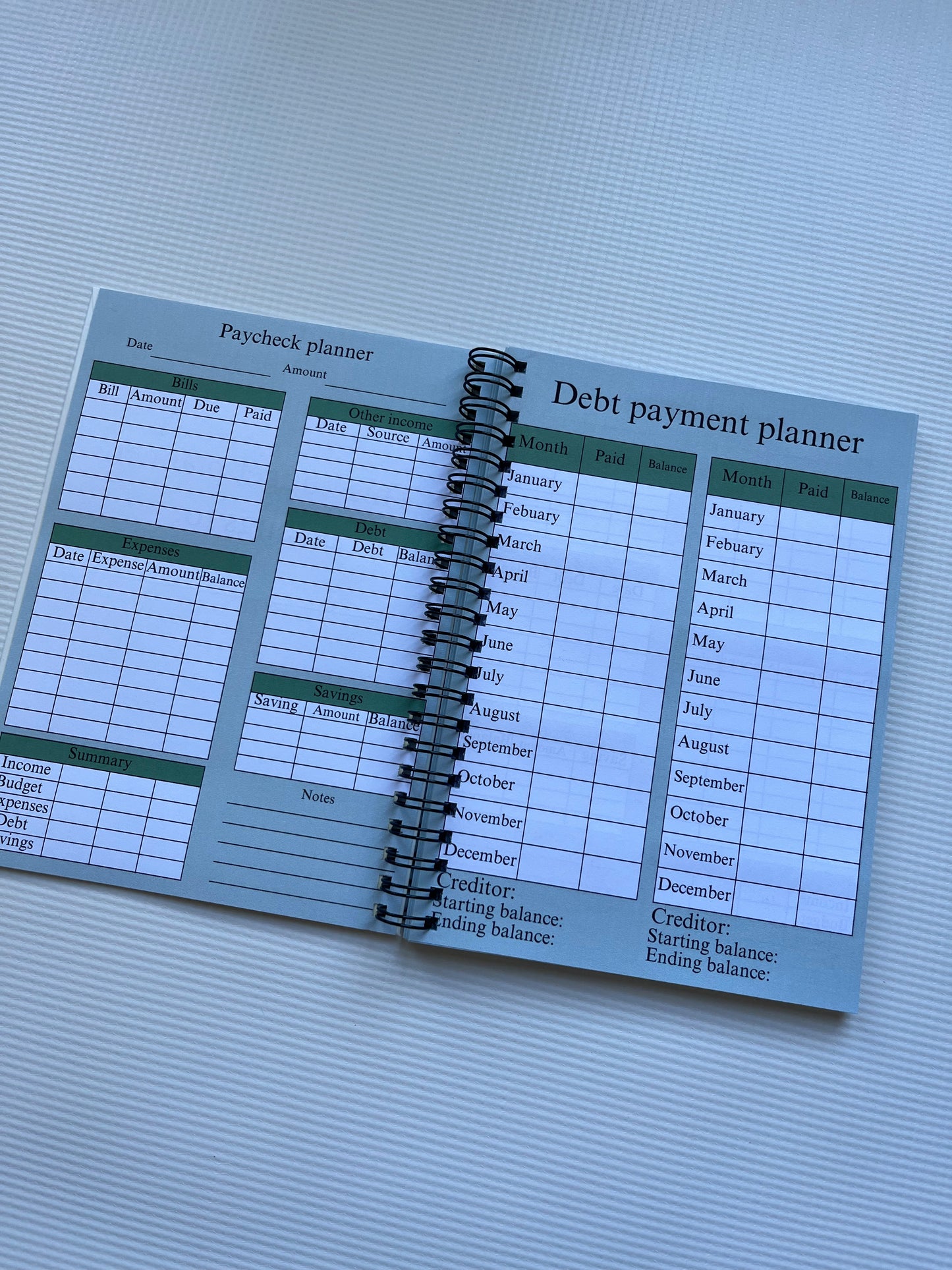 I want it, I got it budget planner