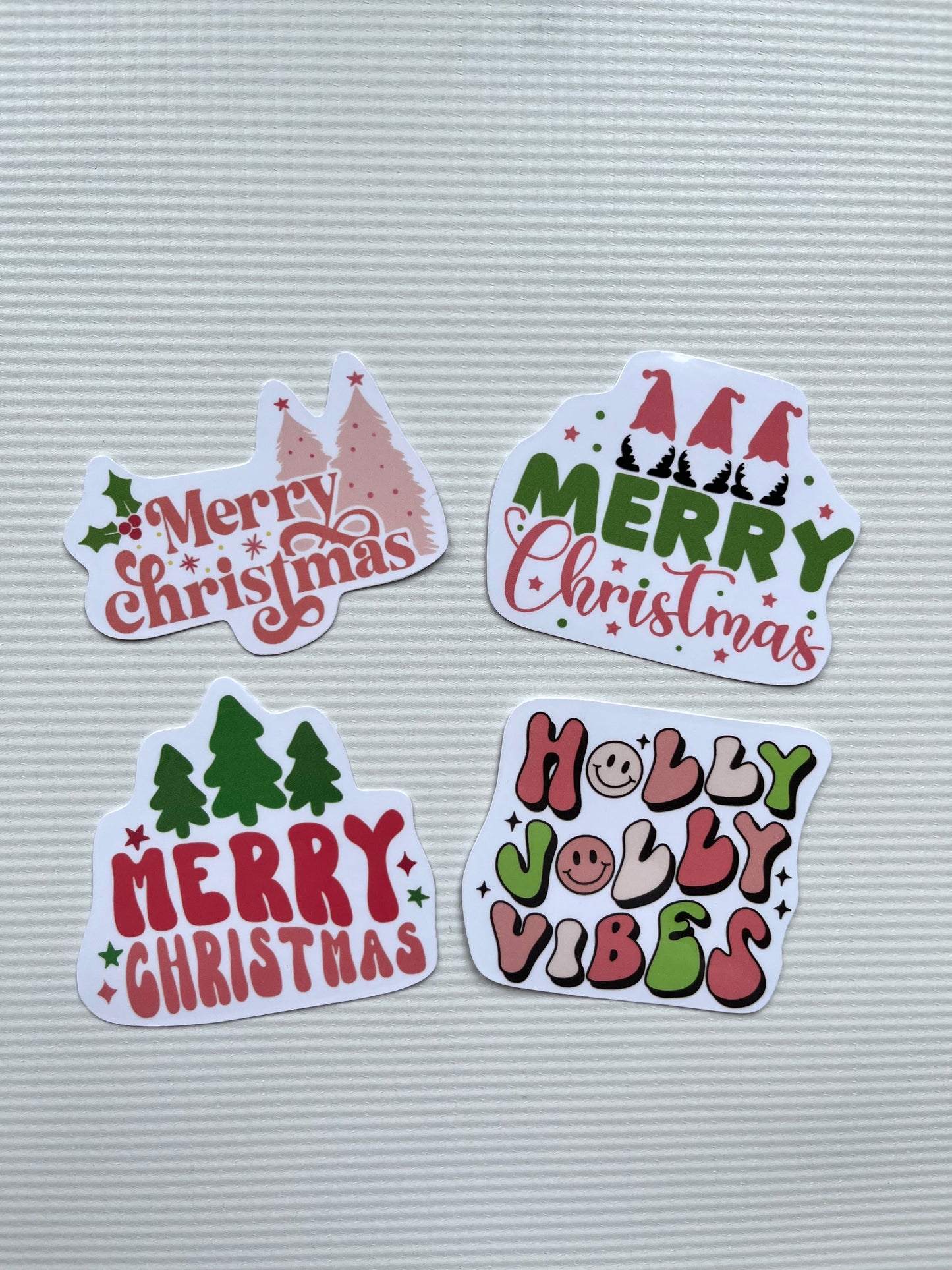 Christmas Sticker Pack of 4