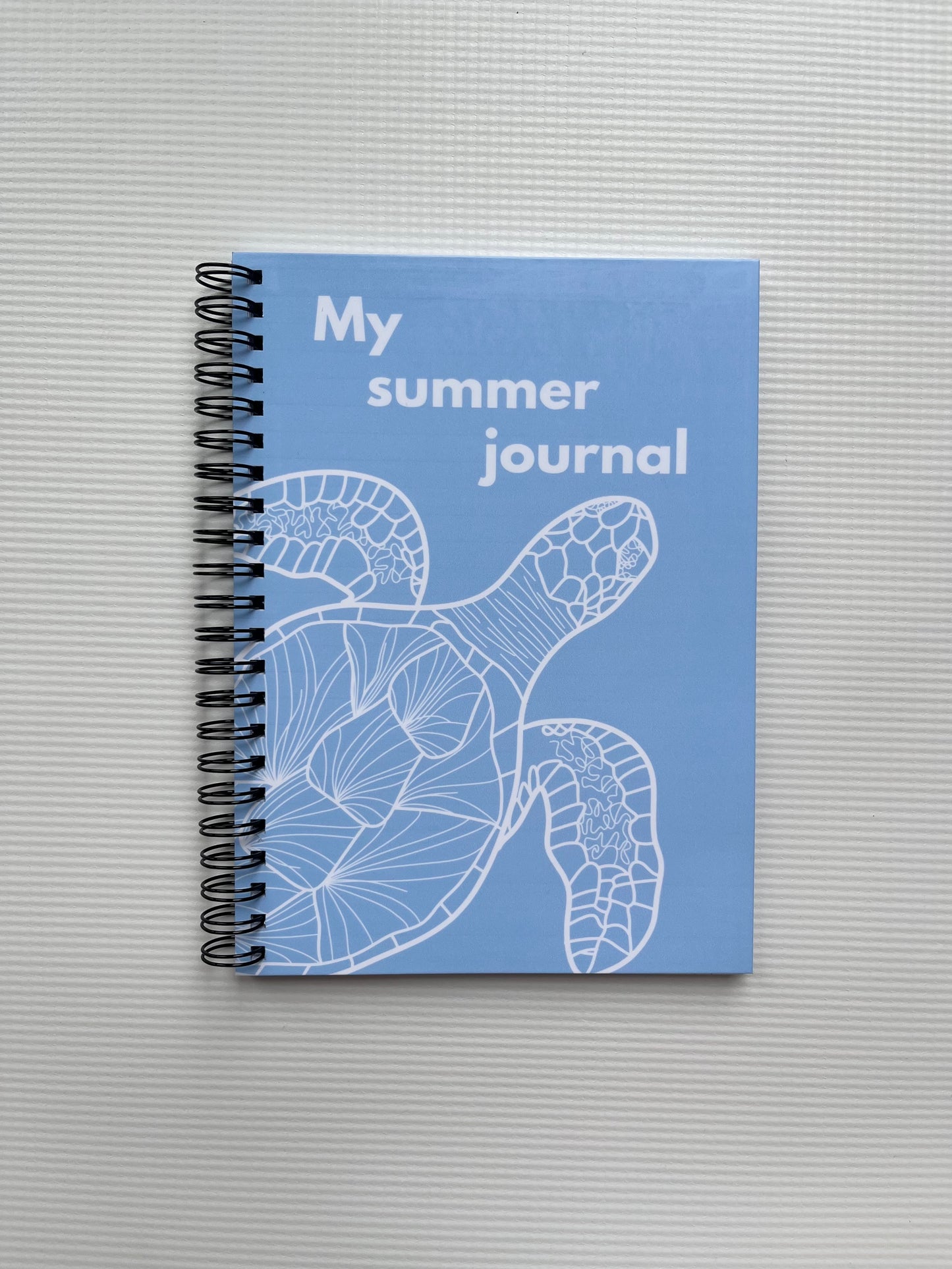 My summer journal notebook