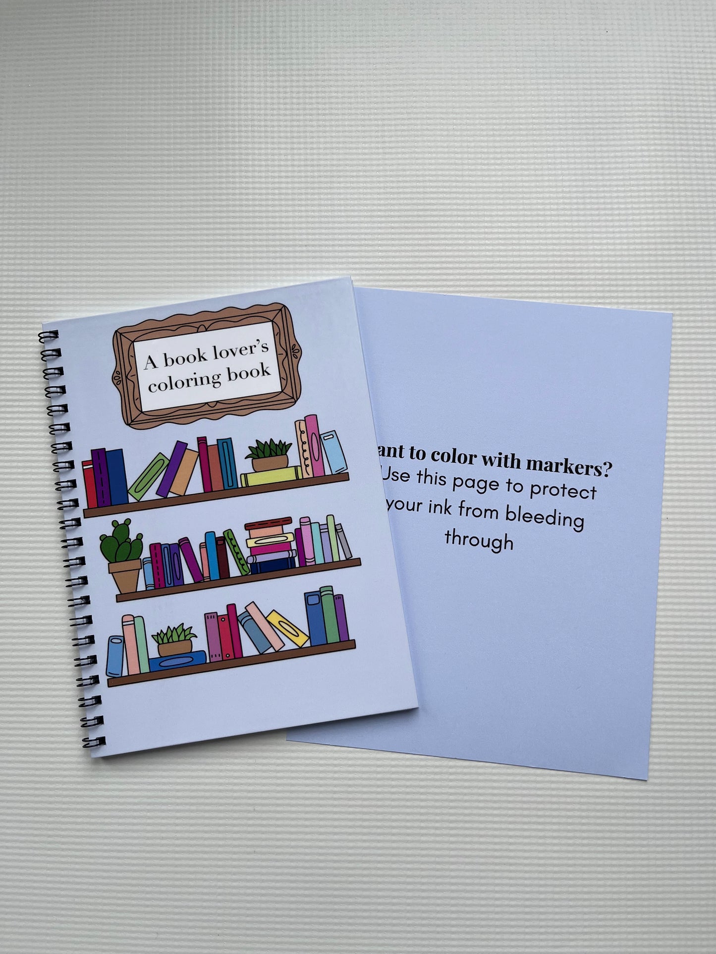 Book lovers coloring book