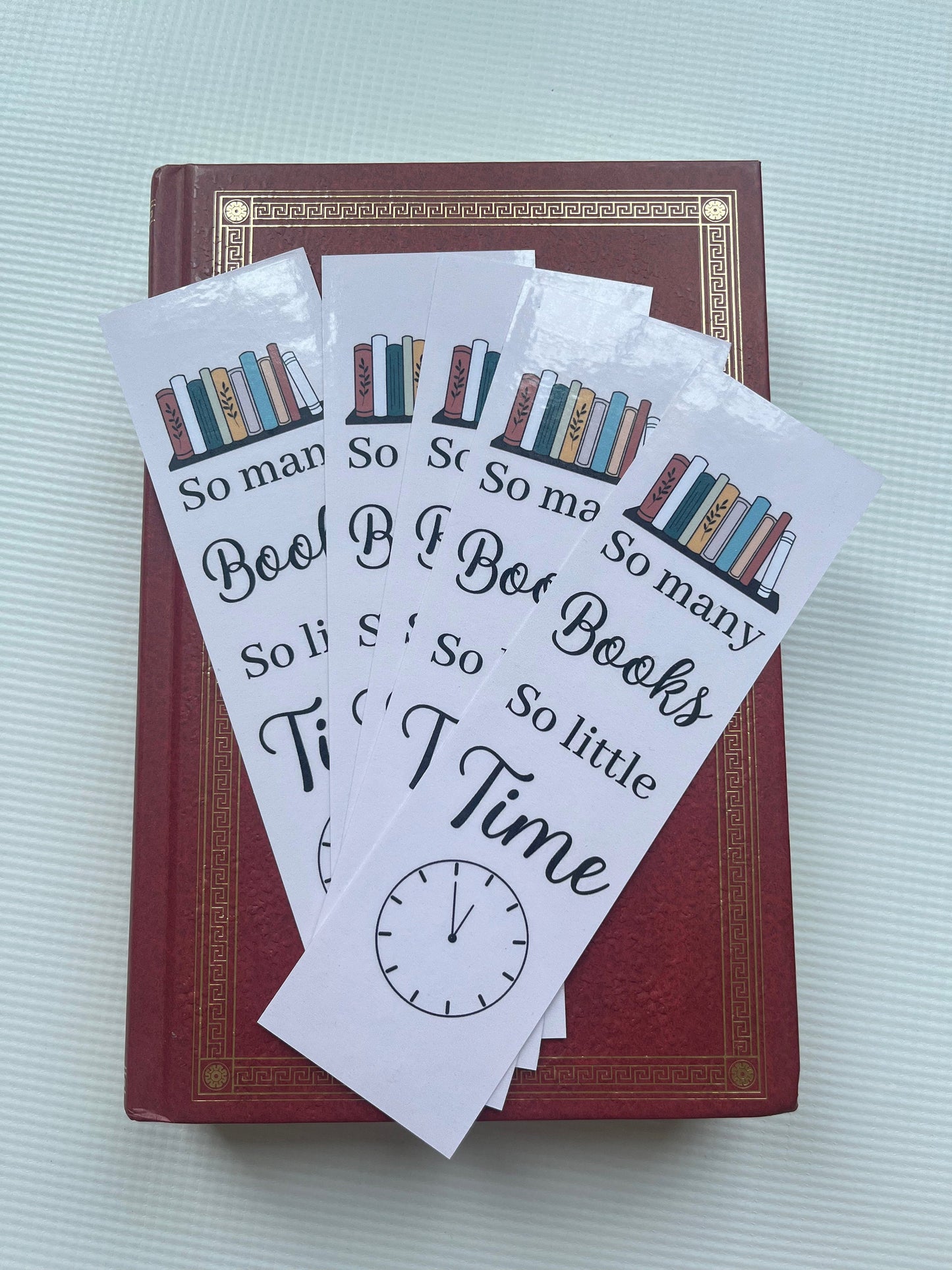 So many books, so little time bookmark