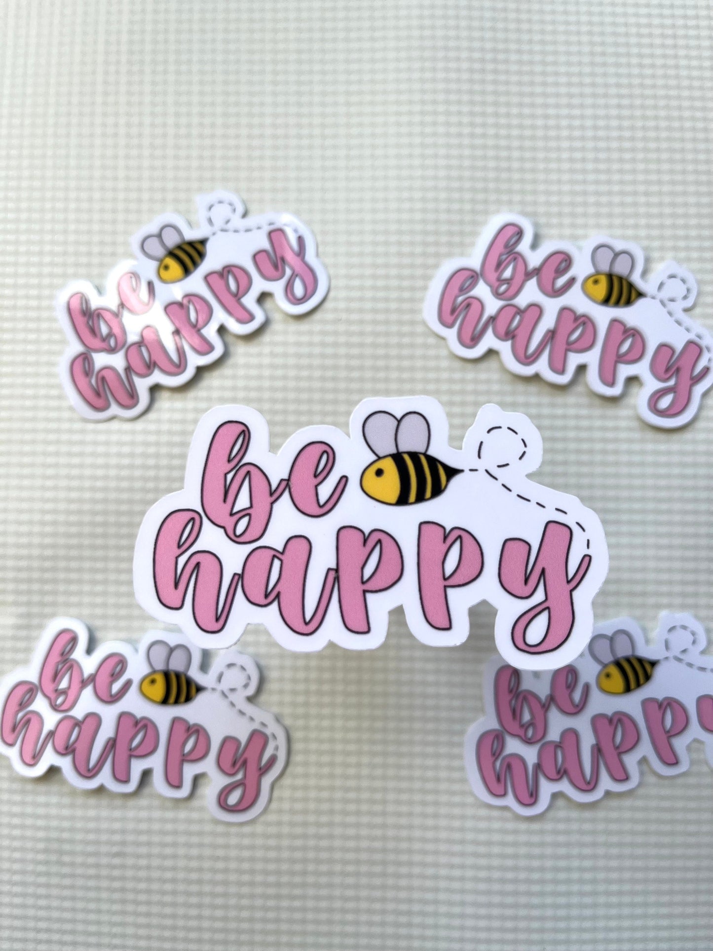 Be happy sticker