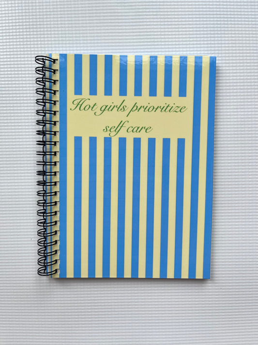 Hot girls prioritize self care journal