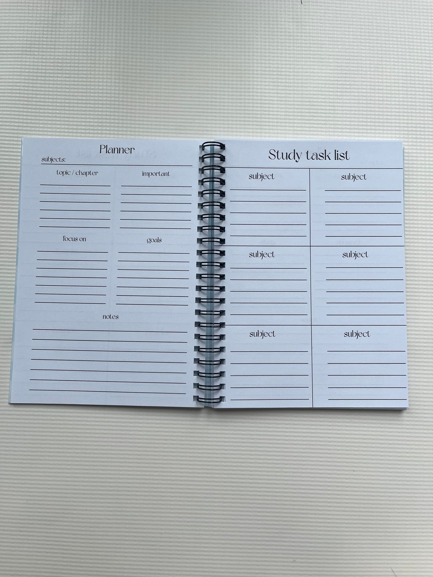 Study planner