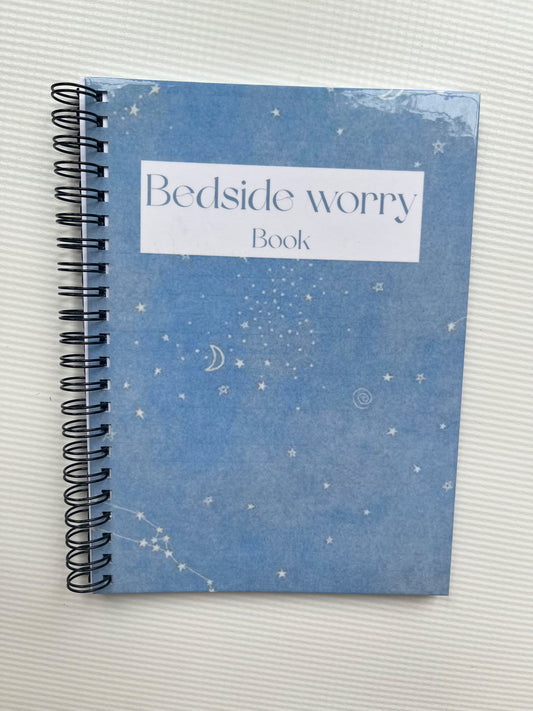 Bedside worry notebook